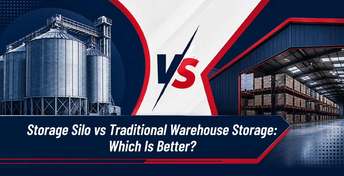 Storage Silo offering better space utilization than warehouse